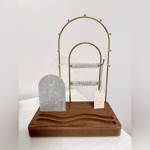 A New Day Gold Tone Jewelry Stand